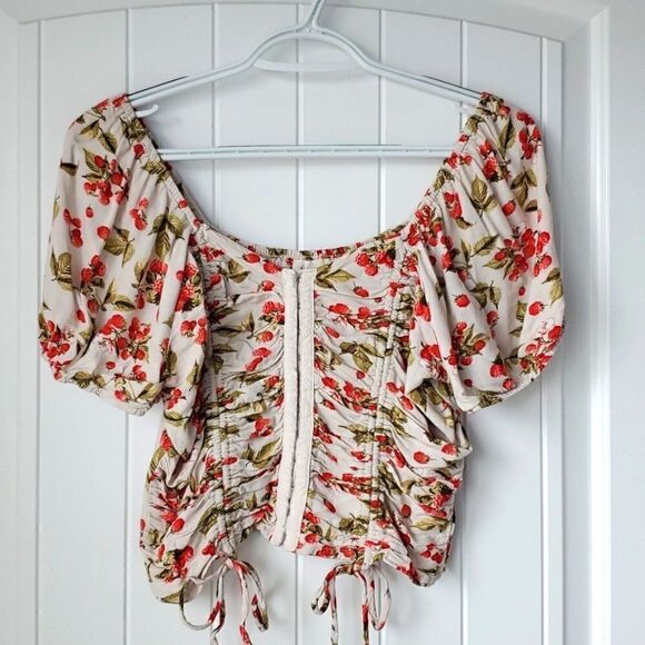 Meraki Women’s Raspberry Crop Top, size Large - Picture 1 of 5